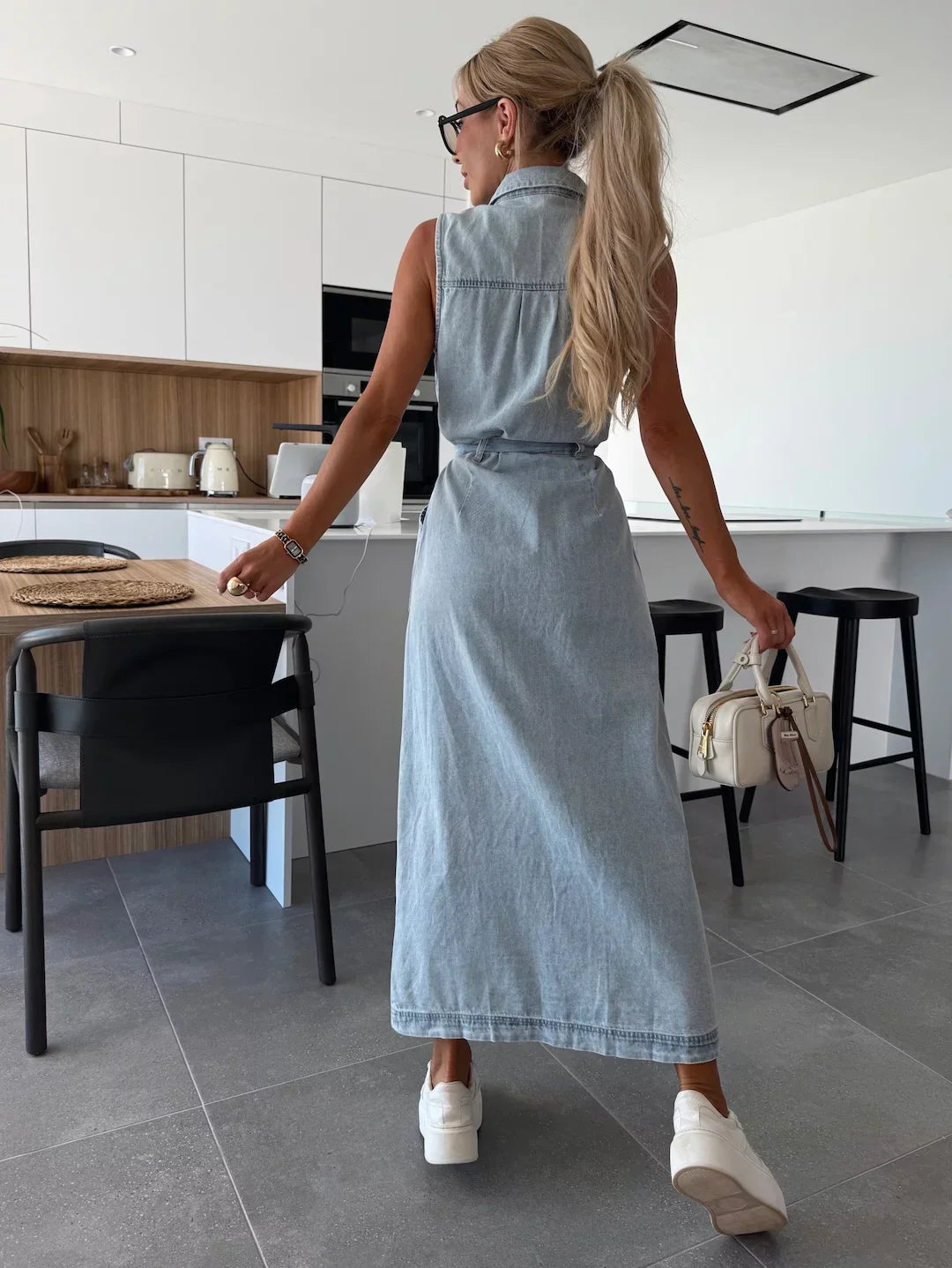 Lotte | Maxi Denim Jurk